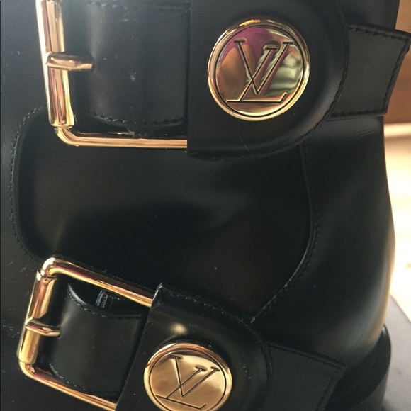 Louis Vuitton Flat Valley Boot, Black. Size 38 IT - Picture 2 of 4